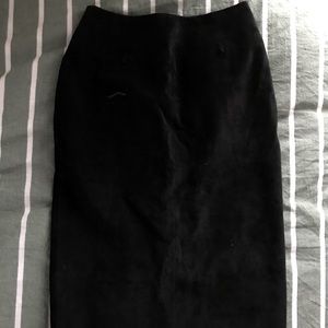 danier suede skirt